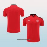 Camiseta Polo del Manchester United 22-23 Rojo