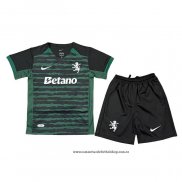 Camiseta Sporting Special Nino 25-26 Verde Negro