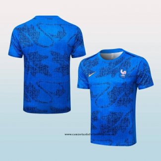 Camiseta de Entrenamiento Francia 25-26 Azul
