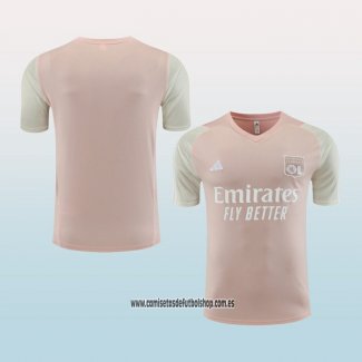 Camiseta de Entrenamiento Lyon 23-24 Rosa