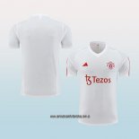 Camiseta de Entrenamiento Manchester United 23-24 Blanco