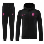 Chandal con Capucha del Chelsea 24-25 Negro