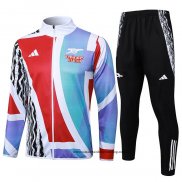 Chandal de Chaqueta del Arsenal 24-25 Rojo y Blanco