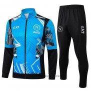 Chandal de Chaqueta del Napoli 24-25 Azul