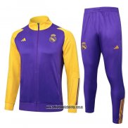 Chandal de Chaqueta del Real Madrid 23-24 Purpura