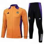 Chandal de Chaqueta del Real Madrid 24-25 Naranja