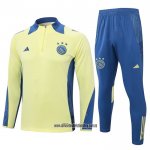 Chandal de Sudadera del Ajax 24-25 Amarillo