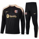 Chandal de Sudadera del Barcelona Nino 24-25 Negro Oro