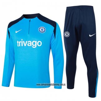 Chandal de Sudadera del Chelsea 24-25 Azul