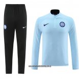 Chandal de Sudadera del Inter Milan 23-24 Azul Claro