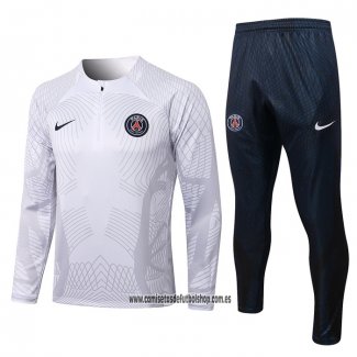 Chandal de Sudadera del Paris Saint-Germain 22-23 Blanco