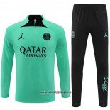 Chandal de Sudadera del Paris Saint-Germain Jordan 22-23 Verde