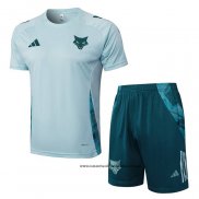Chandal del Cruzeiro 24-25 Manga Corta Verde - Pantalon Corto