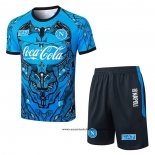 Chandal del Napoli 25-26 Manga Corta Azul - Pantalon Corto