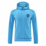 Chaqueta con Capucha del Manchester City 24-25 Azul