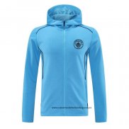 Chaqueta con Capucha del Manchester City 24-25 Azul