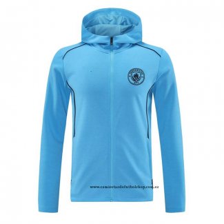 Chaqueta con Capucha del Manchester City 24-25 Azul