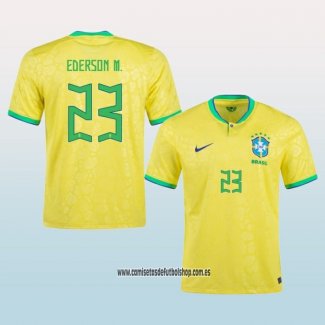 Jugador Primera Camiseta Brasil Ederson M. 2022