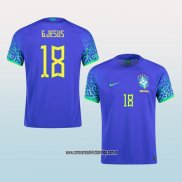 Jugador Segunda Camiseta Brasil Jesus 2022 G.