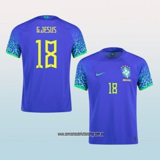 Jugador Segunda Camiseta Brasil Jesus 2022 G.