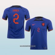 Jugador Segunda Camiseta Paises Bajos Timber 2022