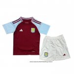 Primera Camiseta Aston Villa Nino 24-25