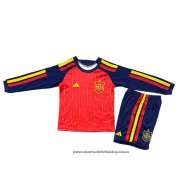 Primera Camiseta Espana Nino 2026 Manga Larga