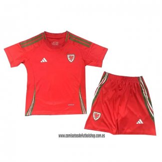 Primera Camiseta Gales Nino 2024