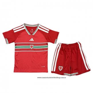 Primera Camiseta Gales Nino 2026