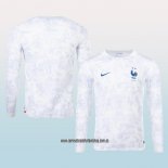 Segunda Camiseta Francia 2022 Manga Larga