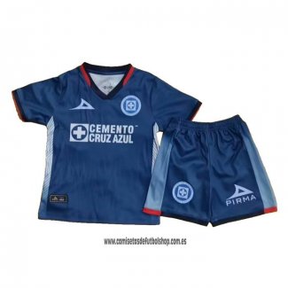 Tercera Camiseta Cruz Azul Nino 23-24