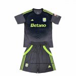 Camiseta Aston Villa Portero Nino 25-26 Negro