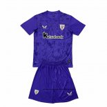 Camiseta Athletic Bilbao Nino 25-26 Purpura Porter