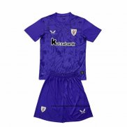Camiseta Athletic Bilbao Nino 25-26 Purpura Porter