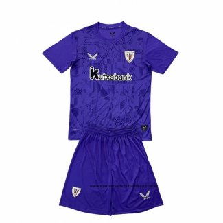 Camiseta Athletic Bilbao Nino 25-26 Purpura Porter
