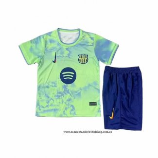 Camiseta Barcelona Special Nino 25-26 Verde