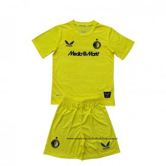Camiseta Feyenoord Portero Nino 25-26 Amarillo