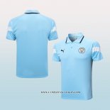 Camiseta Polo del Manchester City 22-23 Azul