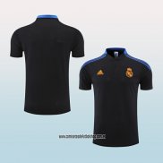 Camiseta Polo del Real Madrid 22-23 Negro y Azul