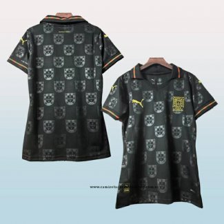 Camiseta Portugal Special Mujer 2025 Negro