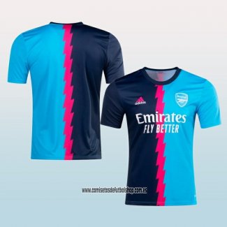 Camiseta Pre Partido del Arsenal 2023 Azul