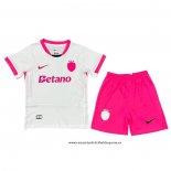 Camiseta Sporting Special Nino 25-26 Blanco Rosa