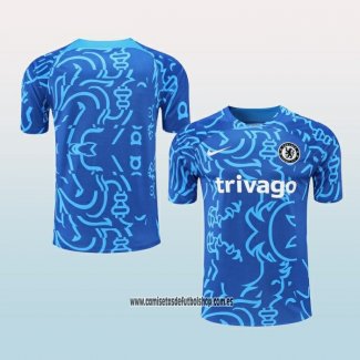 Camiseta de Entrenamiento Chelsea 22-23 Azul