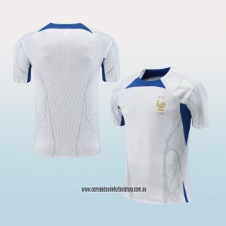 Camiseta de Entrenamiento Francia 22-23 Blanco