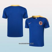 Camiseta de Entrenamiento Paises Bajos 24-25 Azul