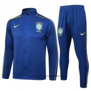 Chandal de Chaqueta del Brasil 24-25 Azul