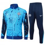 Chandal de Chaqueta del Chelsea Nino 24-25 Azul Claro