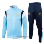 Chandal de Chaqueta del Manchester City 23-24 Azul