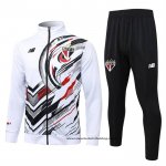 Chandal de Chaqueta del Sao Paulo 25-26 Blanco