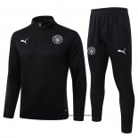 Chandal de Sudadera del Manchester City Nino 25-26 Negro